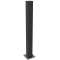 Ornamental bollard | steel tube 80 x 80 mm | series 4081B | stationary, to be fixed by plugswith base plate 100 x 150 mm